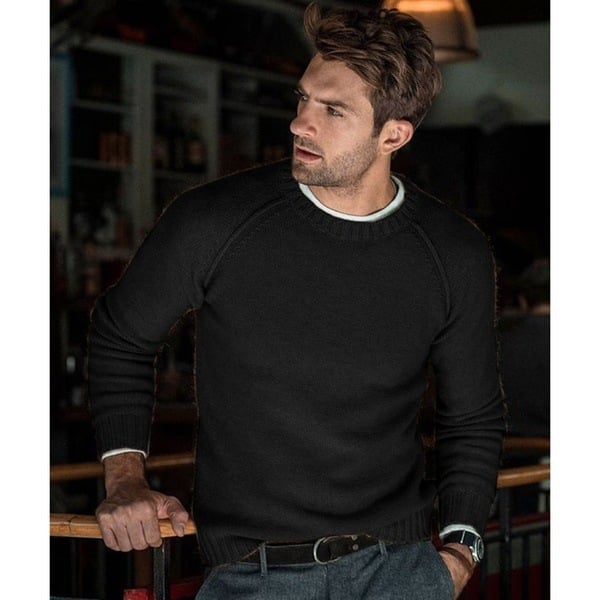 EMMANUEL | MEN'S PULLOVER SWEATER CREW NECK KNIT 2