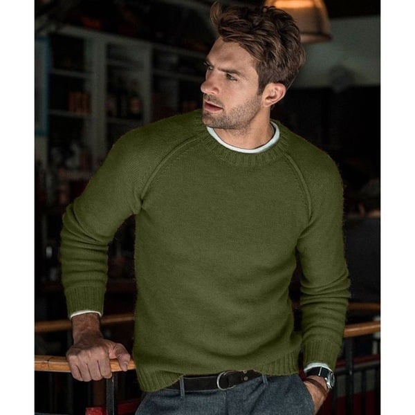 EMMANUEL | MEN'S PULLOVER SWEATER CREW NECK KNIT 3
