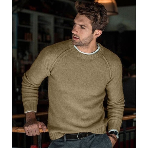 EMMANUEL | MEN'S PULLOVER SWEATER CREW NECK KNIT 5