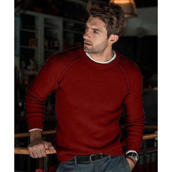 EMMANUEL | MEN'S PULLOVER SWEATER CREW NECK KNIT 7