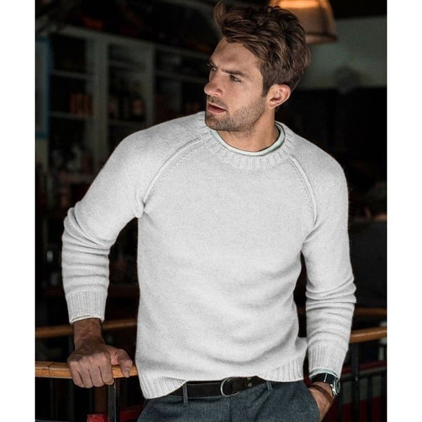 EMMANUEL | MEN'S PULLOVER SWEATER CREW NECK KNIT 8