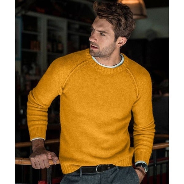 EMMANUEL | MEN'S PULLOVER SWEATER CREW NECK KNIT 9
