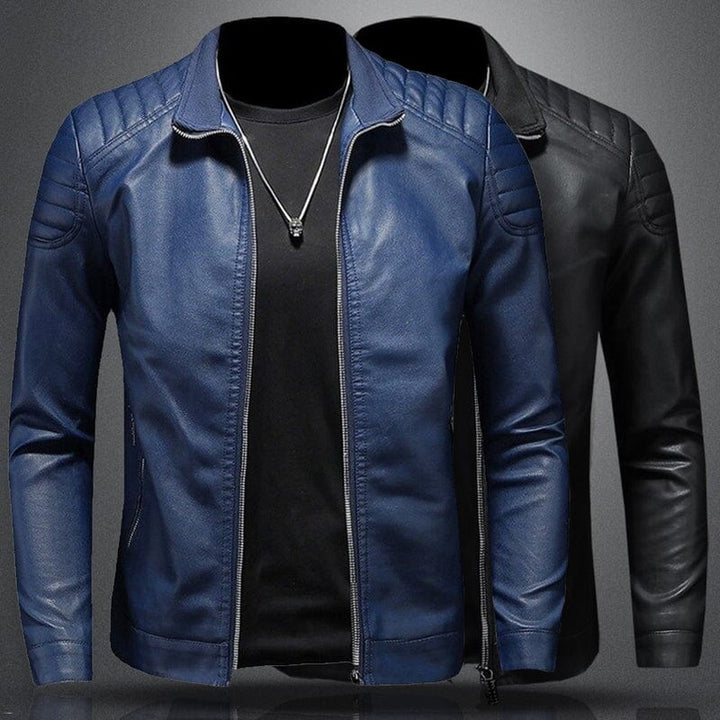 EMORY - CLASSIC BIKER MEN'S LEATHER JACKET 5