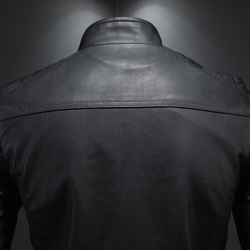 EMORY - CLASSIC BIKER MEN'S LEATHER JACKET 7