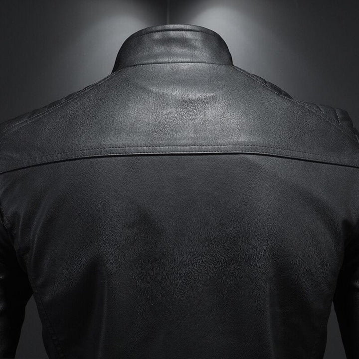 EMORY - CLASSIC BIKER MEN'S LEATHER JACKET 7