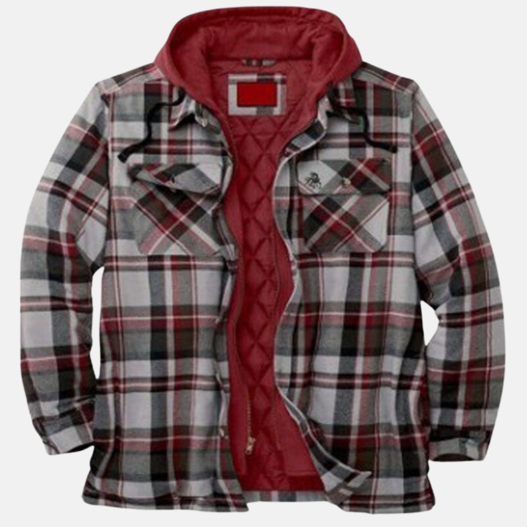 ERICH | MEN'S CHECK JACKET CASUAL WARM LINED 11