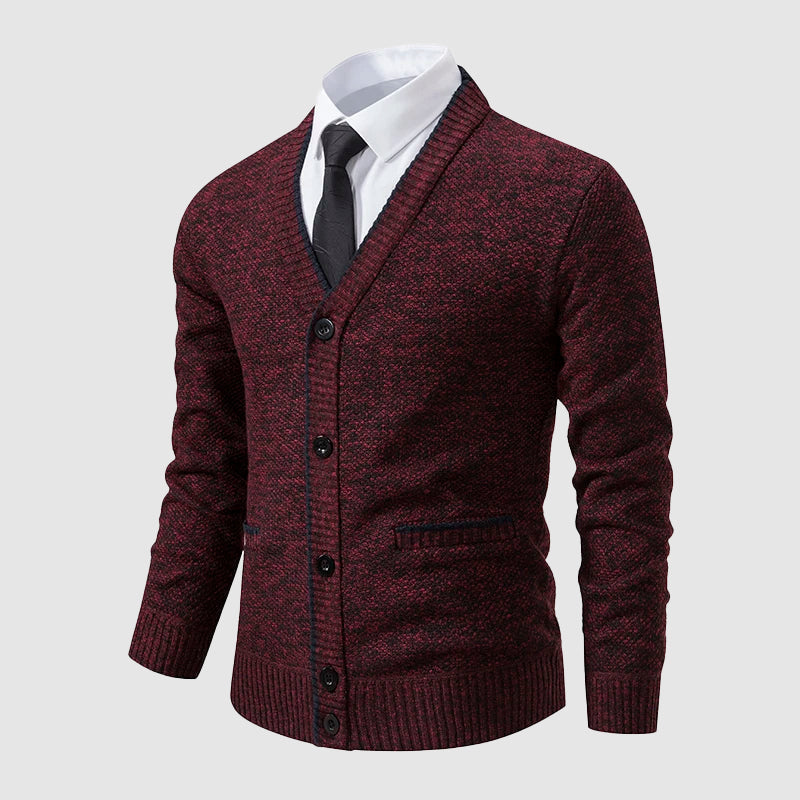 ETIENNE | MEN'S SHAWL COLLAR CARDIGAN SWEATER KNIT BUTTON UP 2