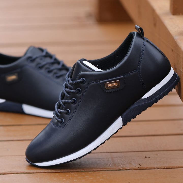 EVANDER | MEN'S LEATHER CASUAL WALKING SNEAKERS 4