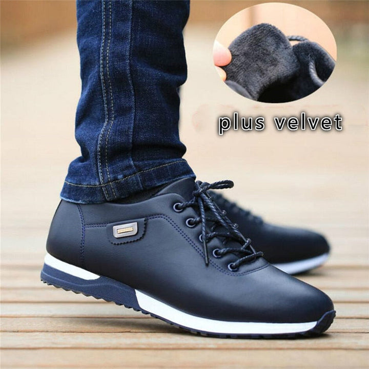 EVANDER | MEN'S LEATHER CASUAL WALKING SNEAKERS 5