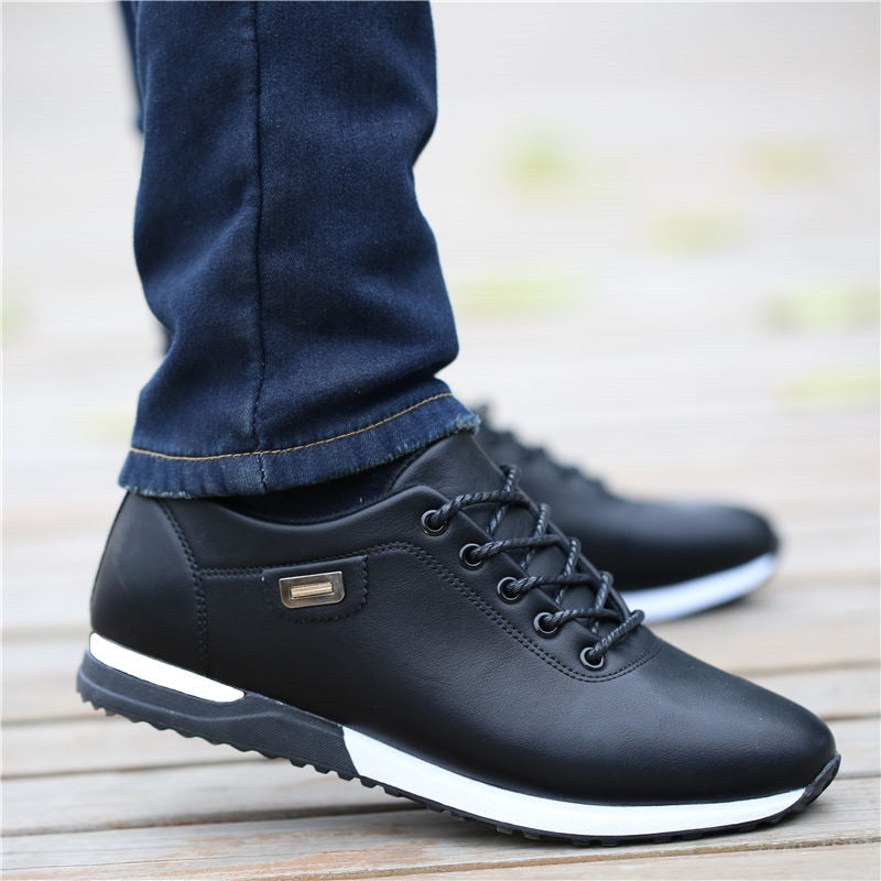 EVANDER | MEN'S LEATHER CASUAL WALKING SNEAKERS 7