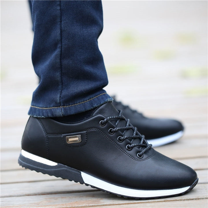 EVANDER | MEN'S LEATHER CASUAL WALKING SNEAKERS 7