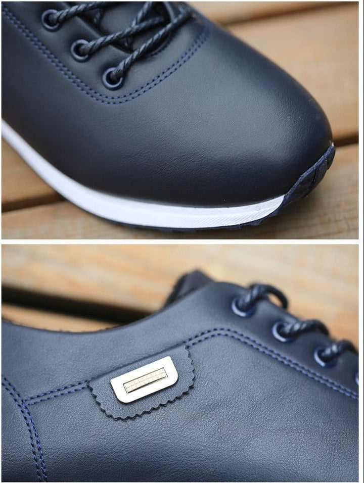 EVANDER | MEN'S LEATHER CASUAL WALKING SNEAKERS 8