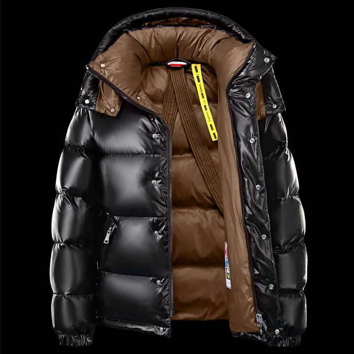 EVERETT | MEN'S HOODED BUBBLE QUILTED PUFFER JACKET 3