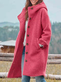 Aria | Women's Hooded Fleece Long Coat