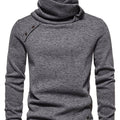 Fabrice | Men's Cowl Neck Button Turtleneck