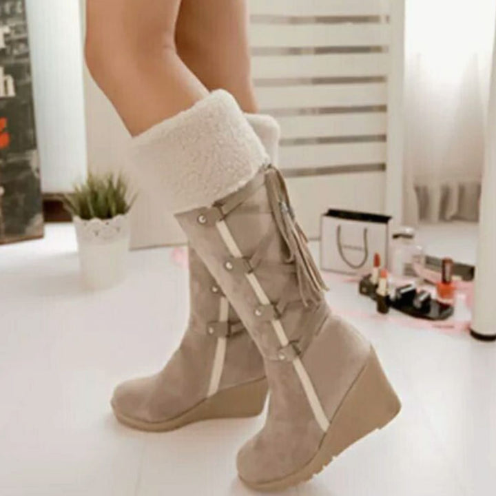 FANTINE | WOMEN'S WEDGE KNEE HIGH WINTER BOOTS 1