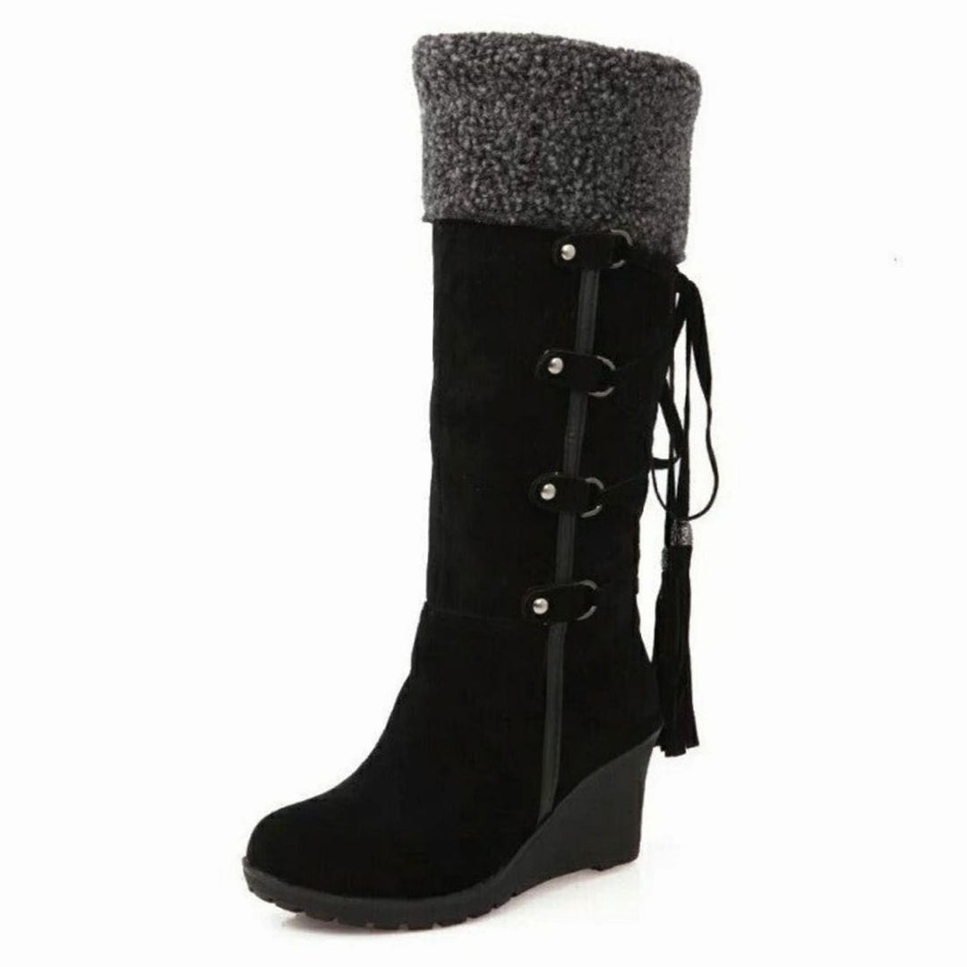 FANTINE | WOMEN'S WEDGE KNEE HIGH WINTER BOOTS 2