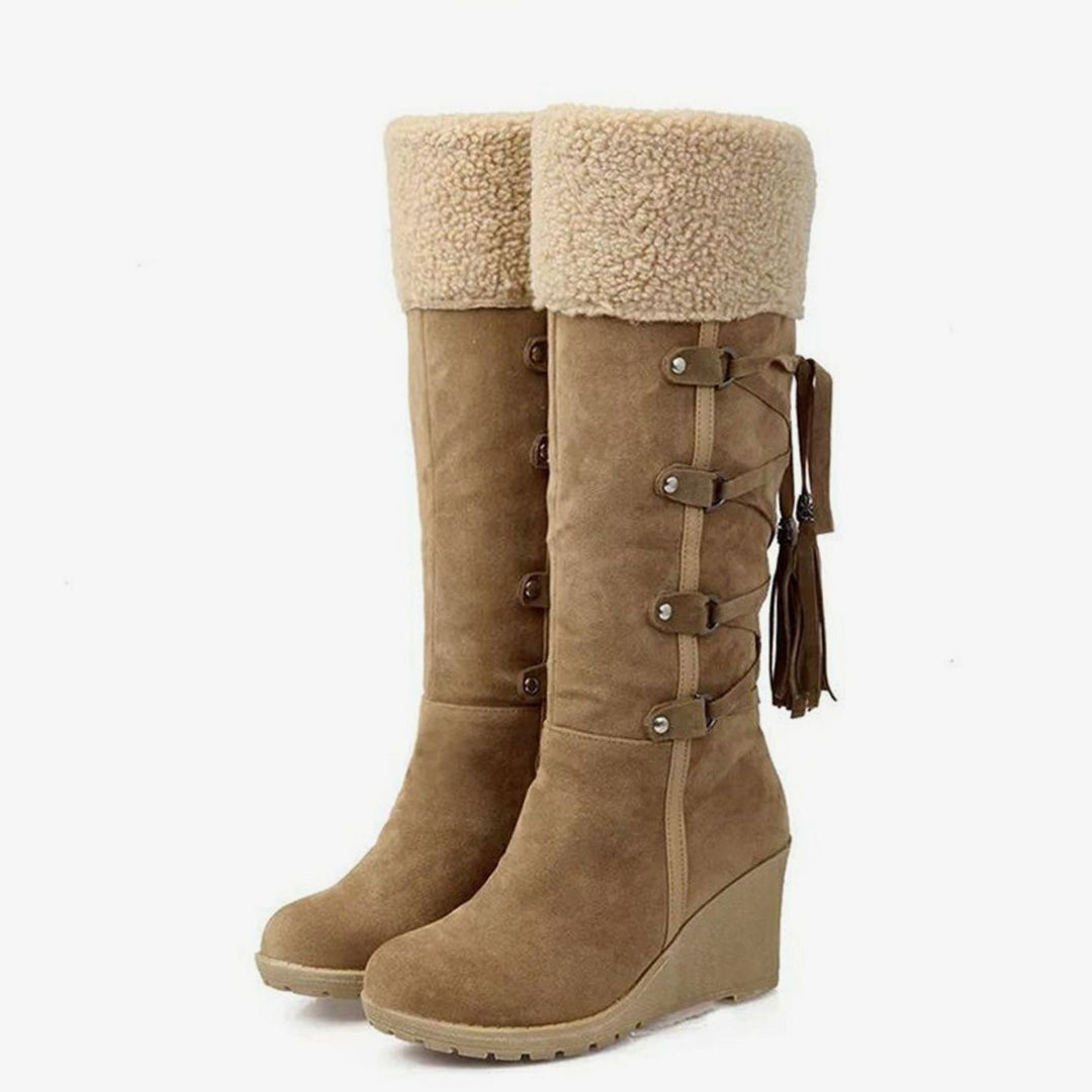 FANTINE | WOMEN'S WEDGE KNEE HIGH WINTER BOOTS 3