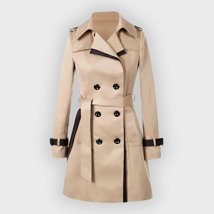 FAUSTINE - WATER REPELLENT LONG TRENCH COAT 1
