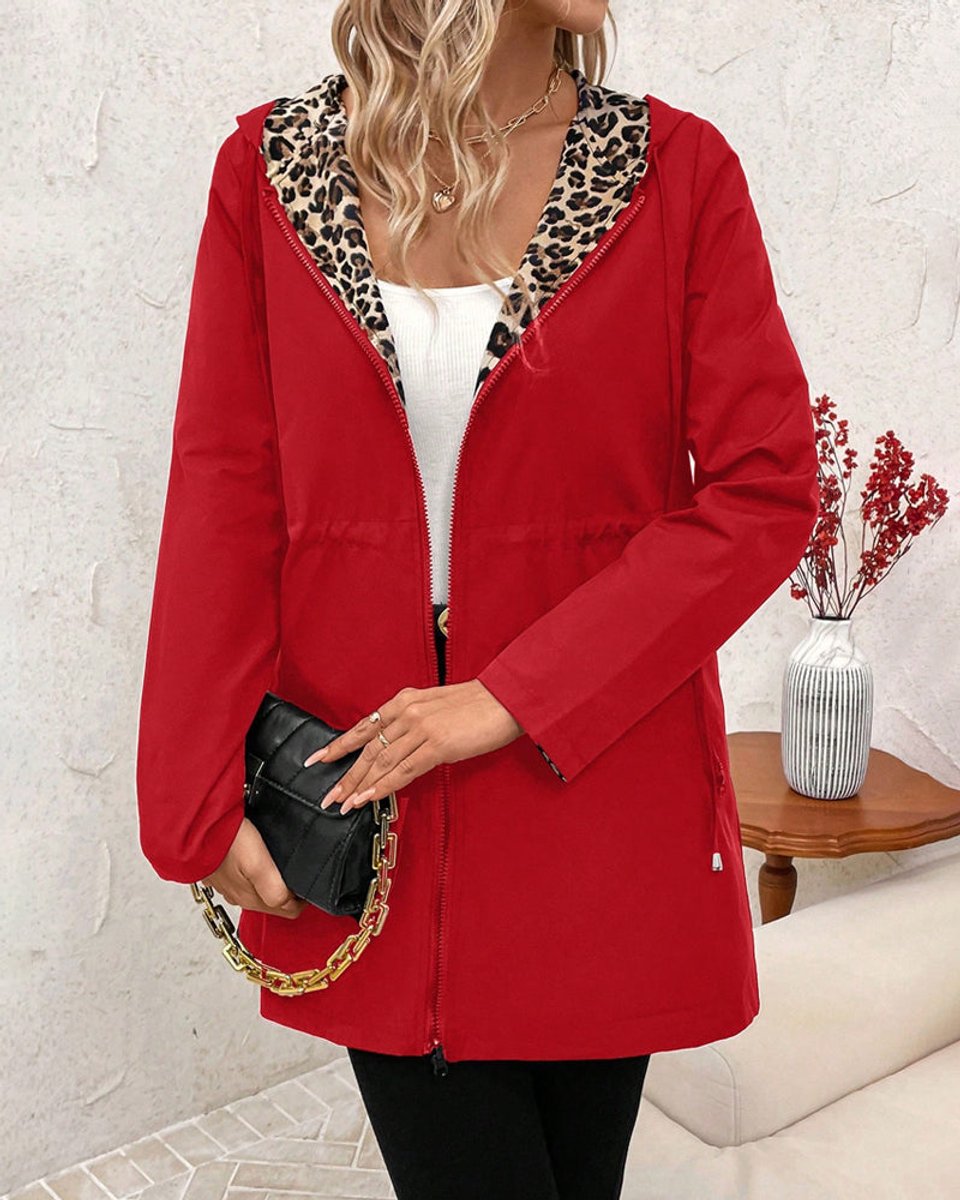 FENNA - REVERSIBLE LEOPARD WATERPROOF JACKET 7