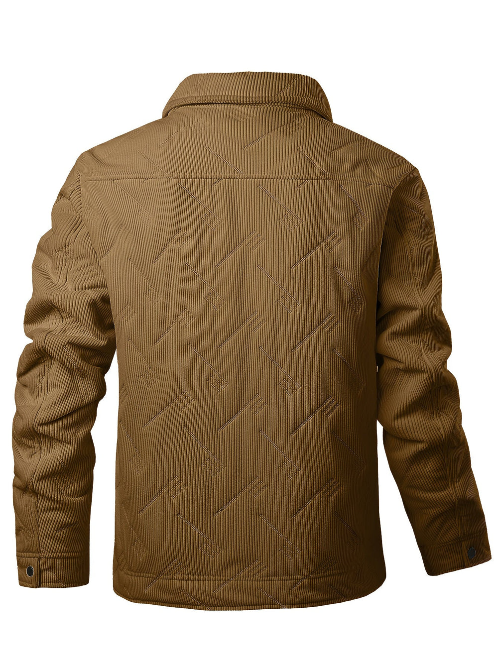 Men's Quilted Sherpa Trucker Jacket – Detail View