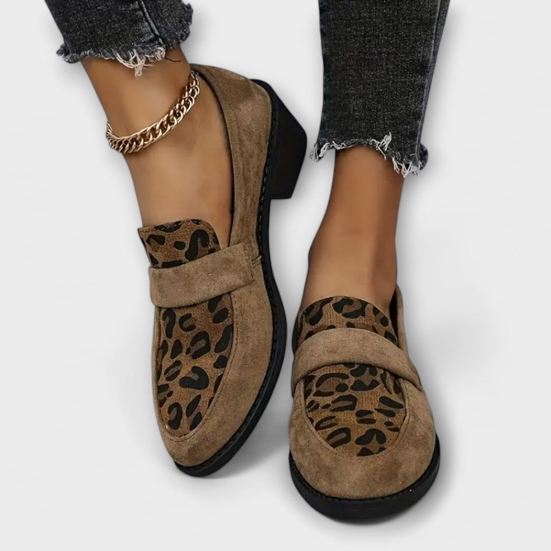 Tamara - Orthopedic Leopard Print Heels
