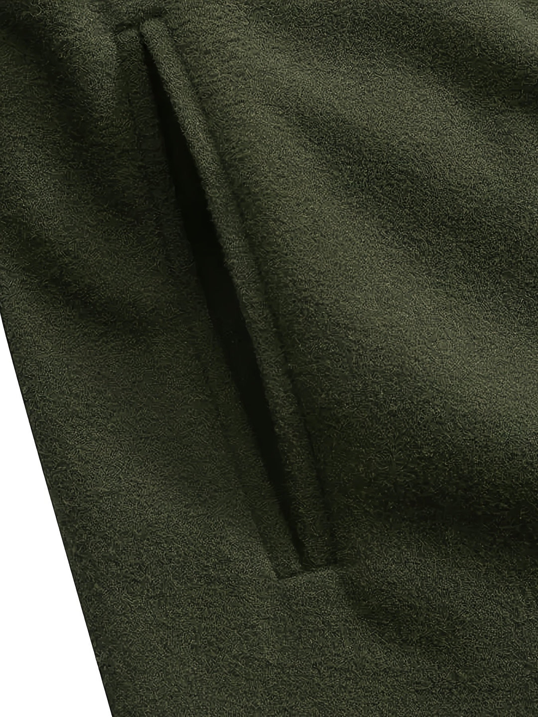 Women's Plus Size Long Duster Coat – Detail View