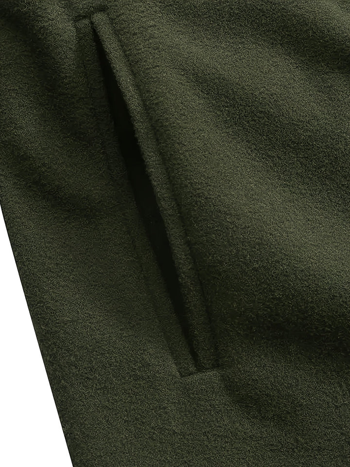 Women's Plus Size Long Duster Coat – Detail View