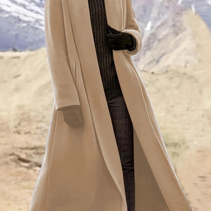 Women's Plus Size Long Duster Coat – Khaki