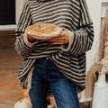 Florentine | Women's Striped Turtleneck Sweater