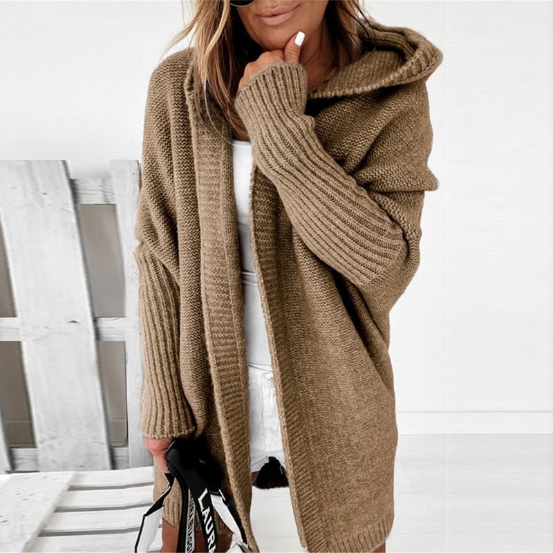 FRANCOISE | WOMEN'S OVERSIZED CARDIGAN LONG CHUNKY KNIT SWEATER 2