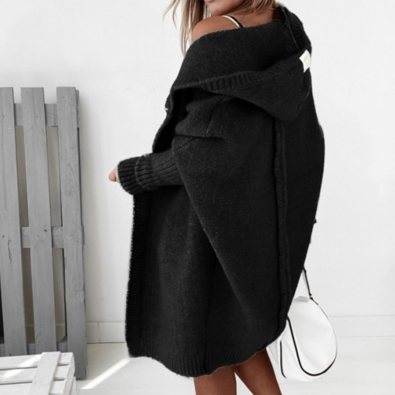 FRANCOISE | WOMEN'S OVERSIZED CARDIGAN LONG CHUNKY KNIT SWEATER 3