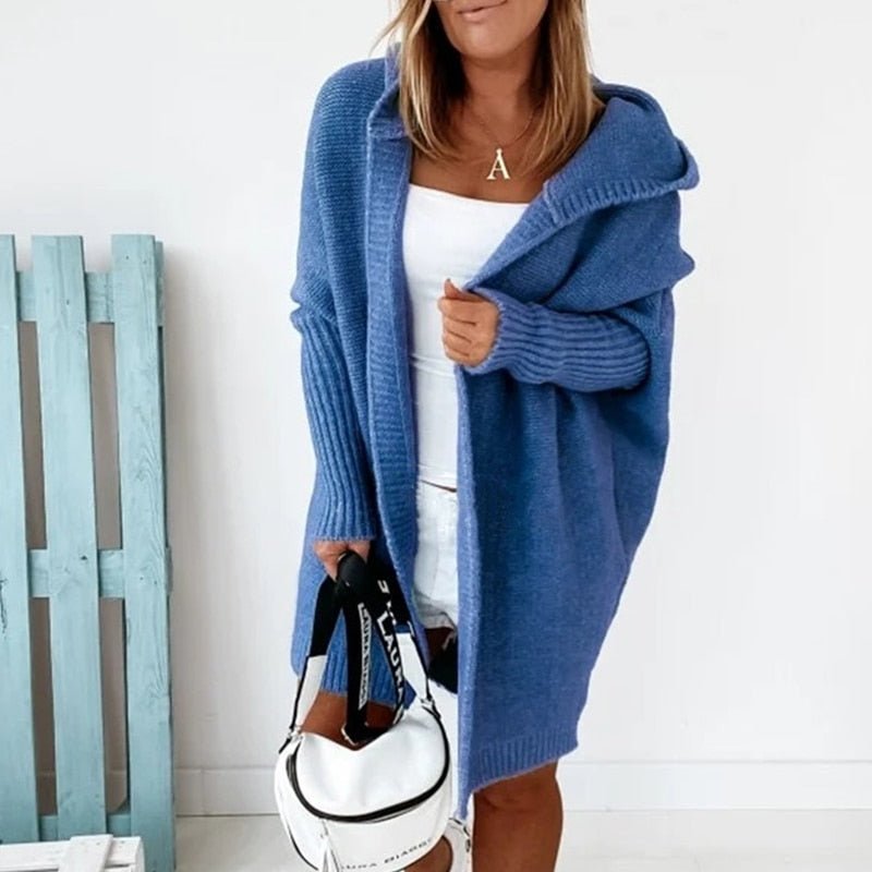 FRANCOISE | WOMEN'S OVERSIZED CARDIGAN LONG CHUNKY KNIT SWEATER 7