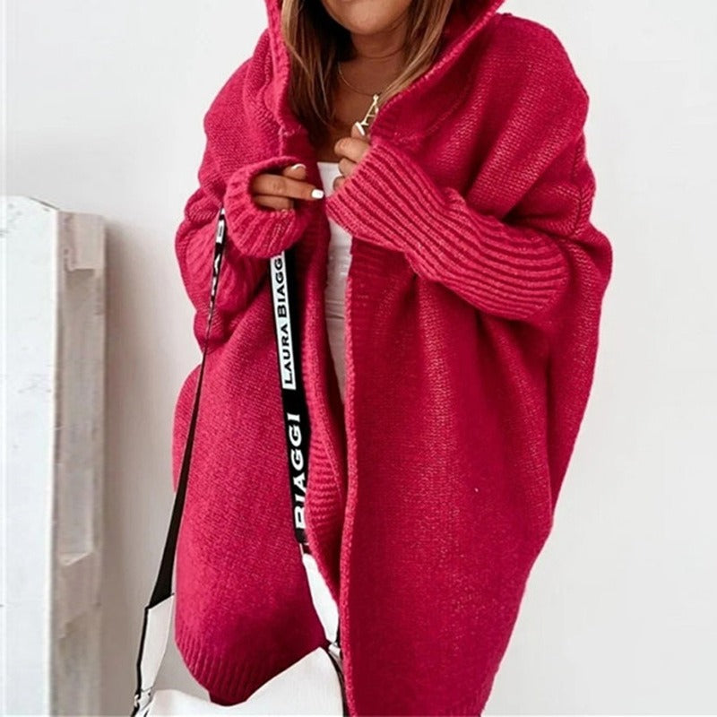 FRANCOISE | WOMEN'S OVERSIZED CARDIGAN LONG CHUNKY KNIT SWEATER 9