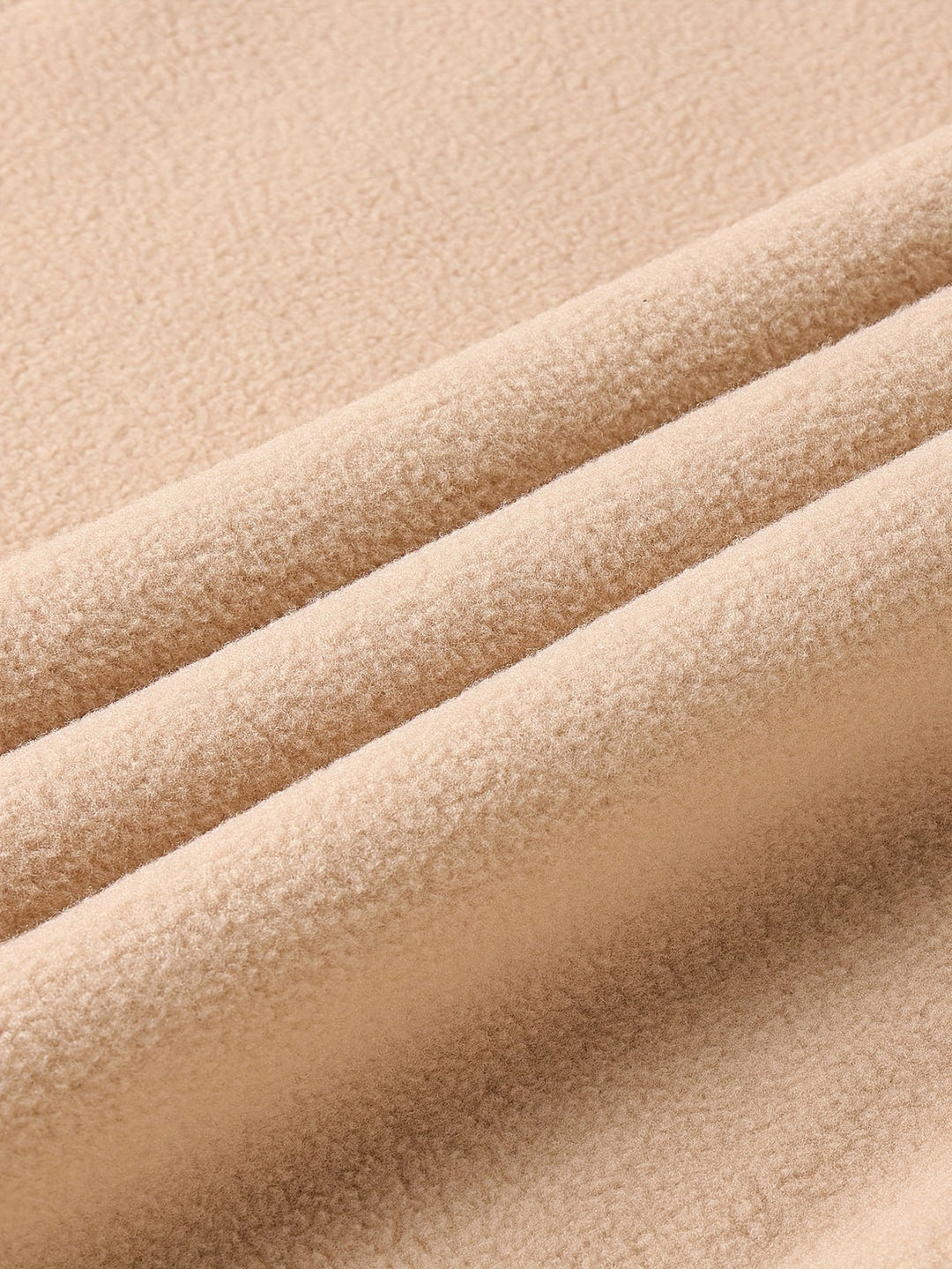 Men's Mock Neck Fleece Sweatshirt – Detail View
