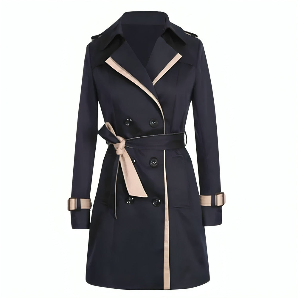 GHISLAINE - BELTED DOUBLE BREASTED TRENCH COAT 2