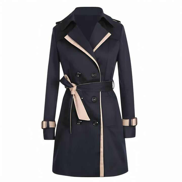 GHISLAINE - BELTED DOUBLE BREASTED TRENCH COAT 2