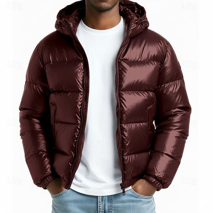 GRADY | MEN'S HOODED QUILTED BUBBLE PUFFER JACKET 2