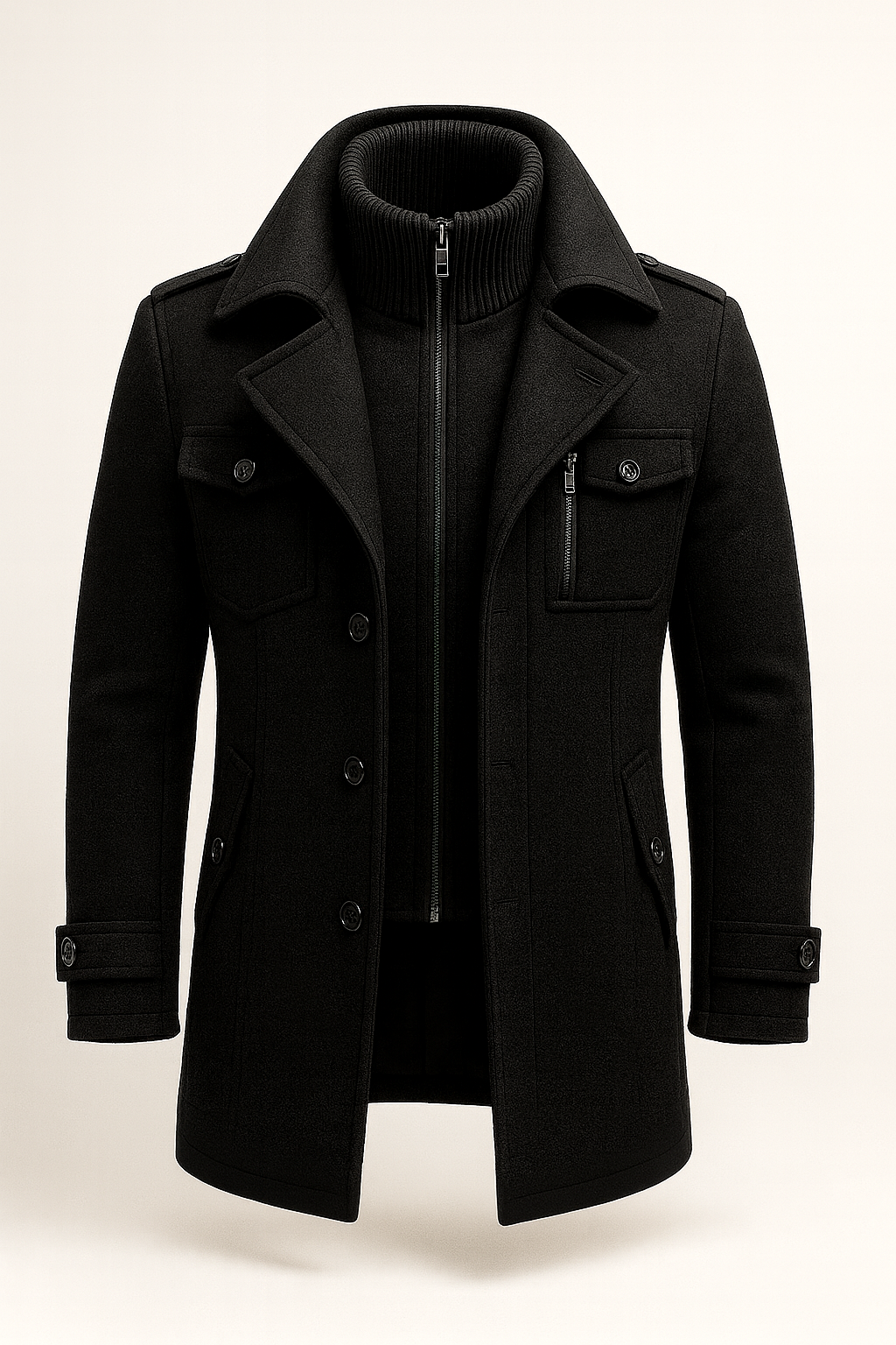 GRAHAM - LAYERED COLLAR WINTER COAT 1