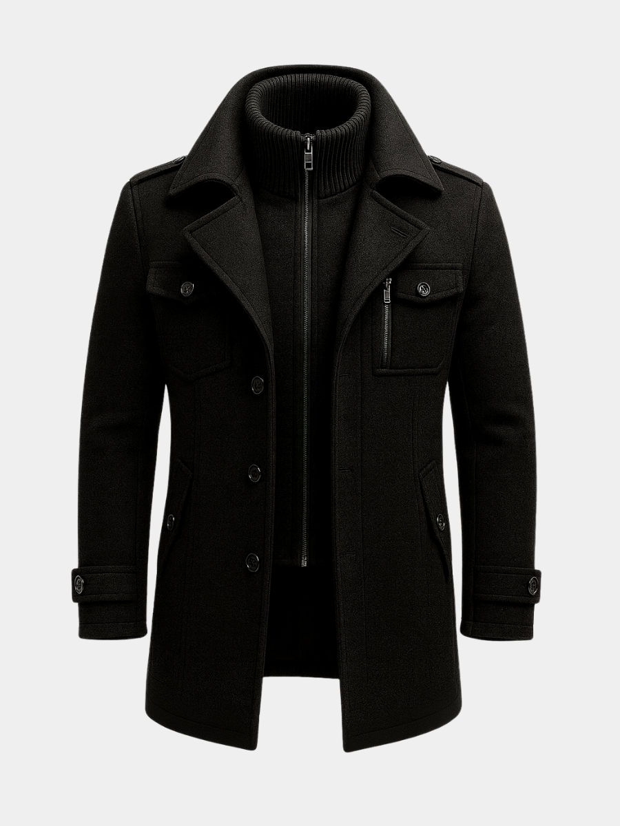 GRAHAM - LAYERED COLLAR WINTER COAT 4