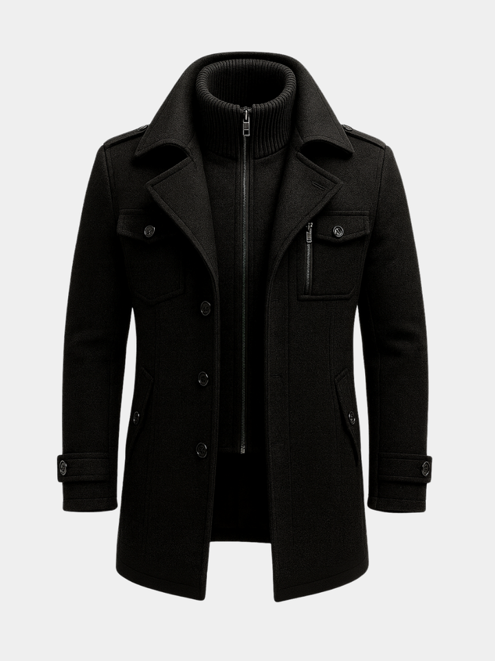 GRAHAM - LAYERED COLLAR WINTER COAT 4