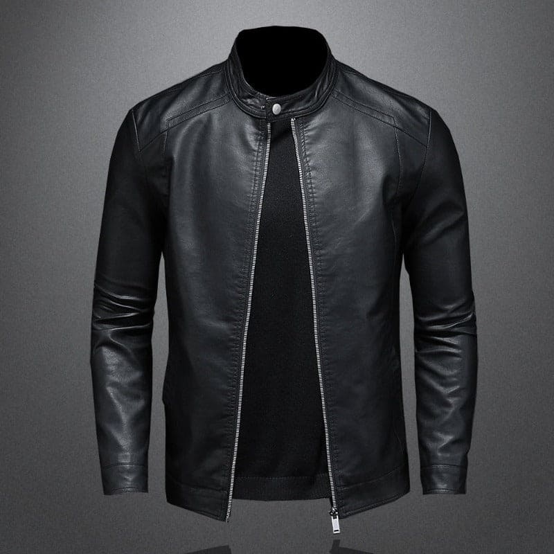 GRIFFIN - SLIM FIT MEN'S LEATHER JACKET 1