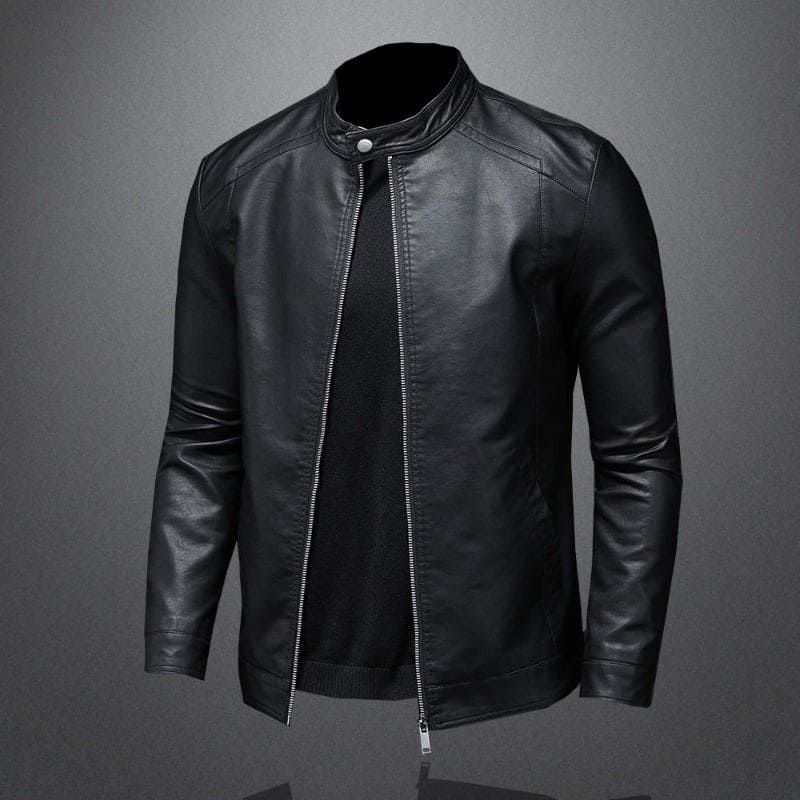 GRIFFIN - SLIM FIT MEN'S LEATHER JACKET 2
