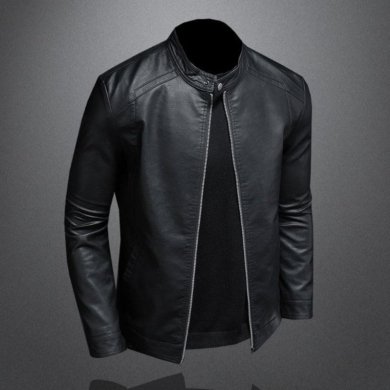 GRIFFIN - SLIM FIT MEN'S LEATHER JACKET 3