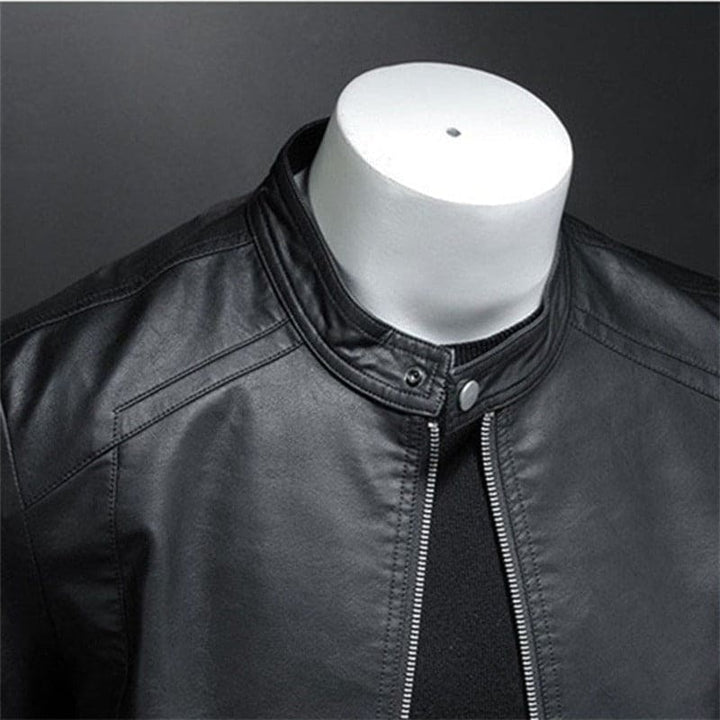 GRIFFIN - SLIM FIT MEN'S LEATHER JACKET 5