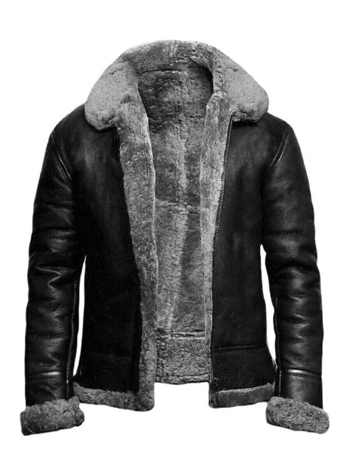 HAYDEN - SHEARLING MEN'S LEATHER JACKET 1