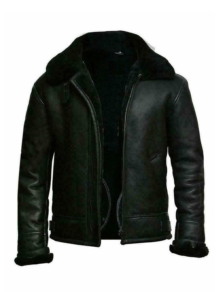 HAYDEN - SHEARLING MEN'S LEATHER JACKET 2