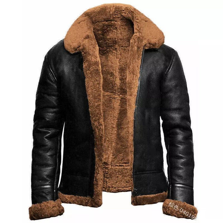 HAYDEN - SHEARLING MEN'S LEATHER JACKET 3