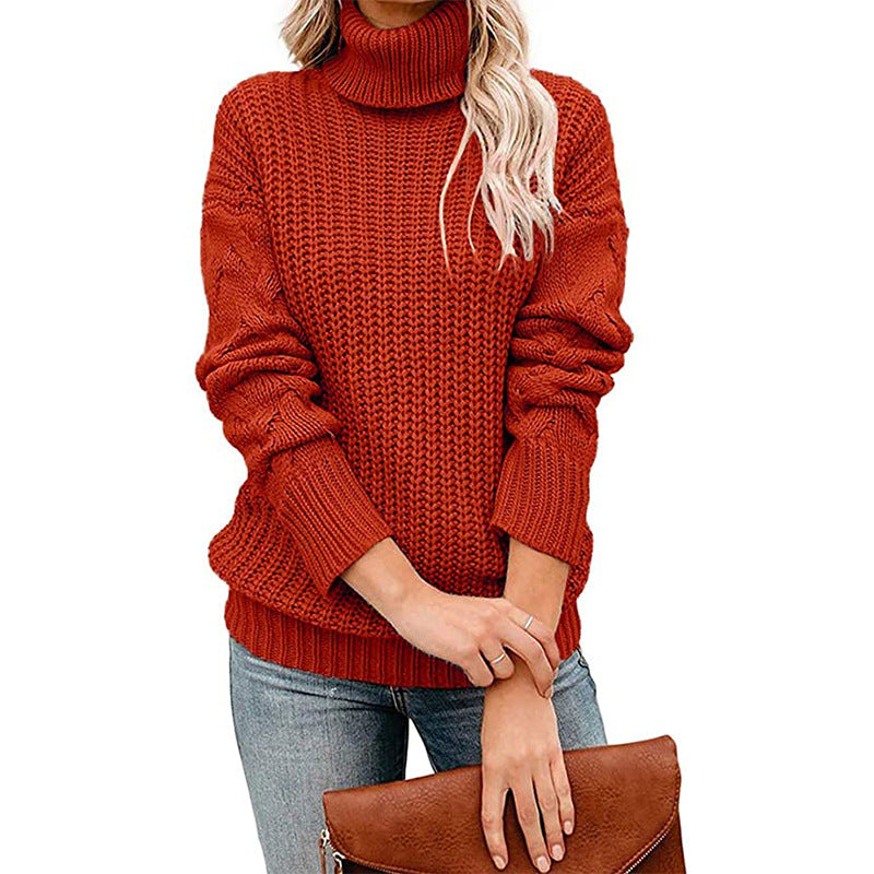 HEIDI - CHUNKY RIBBED TURTLENECK SWEATER 2