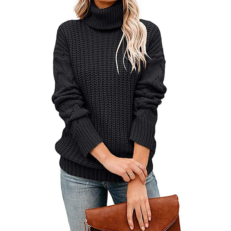 HEIDI - CHUNKY RIBBED TURTLENECK SWEATER 3